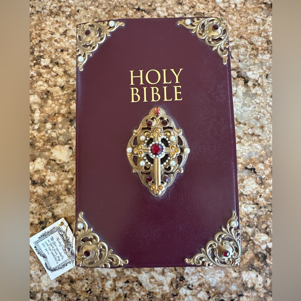 Kimberley Wilcott Embellished Holy Bible (Preowned)